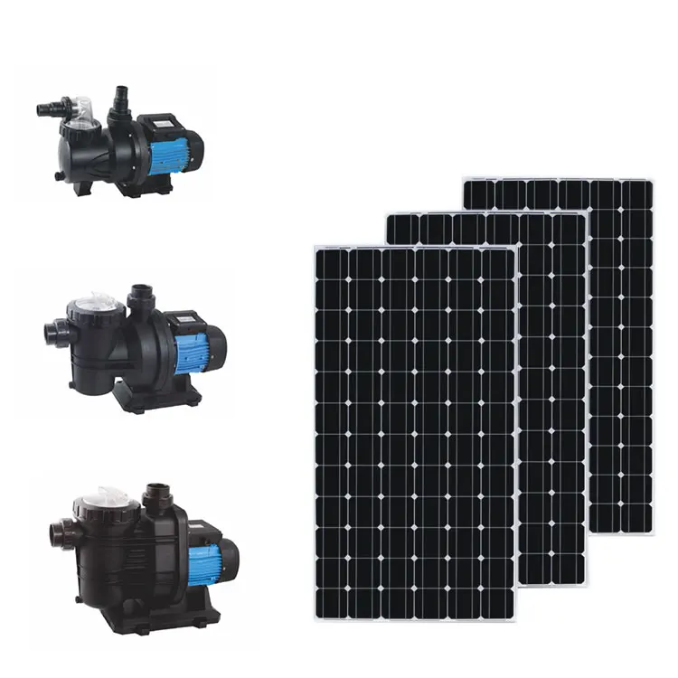 2 HP Solar Pump for Pool Solar AC DC Water Pump 1.5 kW Swimming Pool Solar Pump