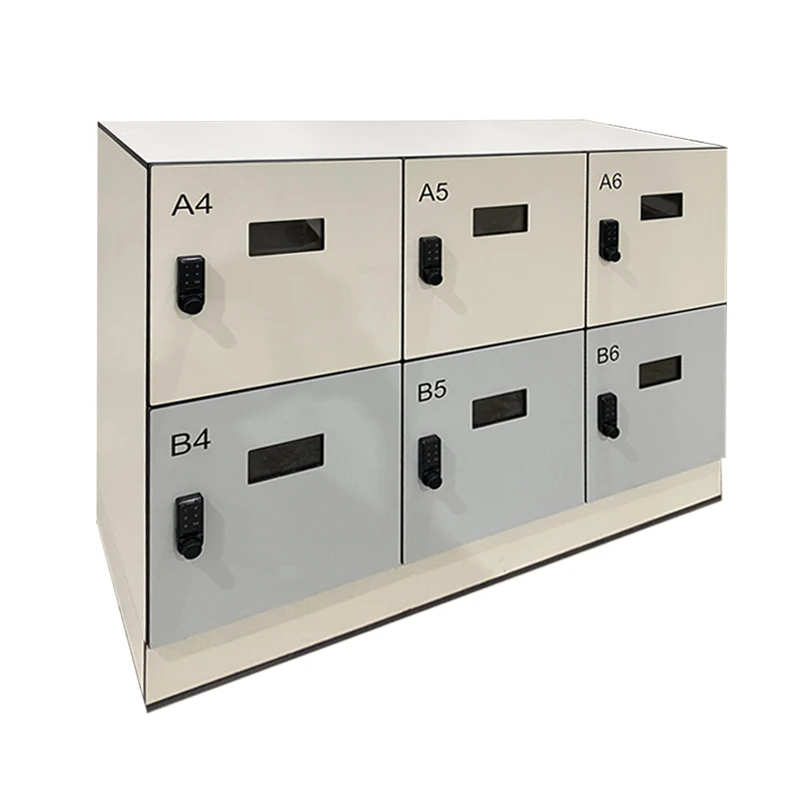 New Model Double Tier Mixed Color Customized Locker with Digital Lock