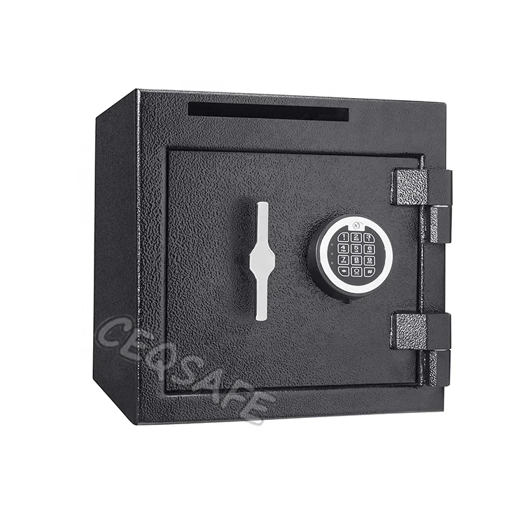 CEQSAFE China Home Office Hotel Bank Commercial Security Electronic Digital Cash Drop Depository Safe Deposit Box