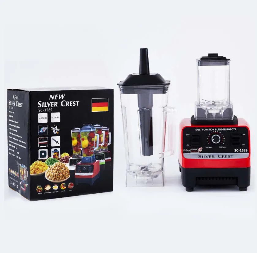 2 in 1 4500w silver Crest blender electric juice mixer machine food fruit mixers