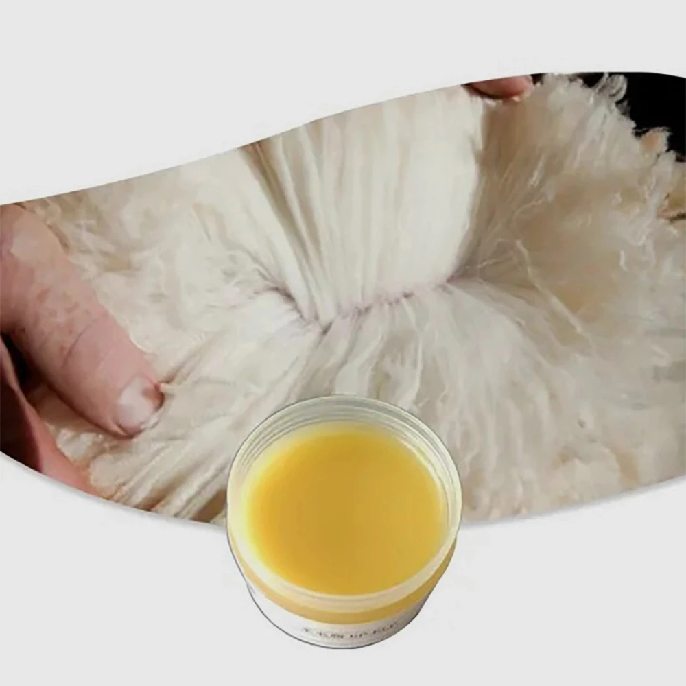 Wholesale Price Cosmetic Grade 99% Lanolin Anhydrous Pure Organic Natural Bulk Raw Lanolin