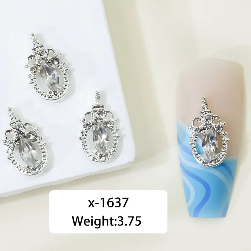 New Sailor Moon nail art accessories featuring Crystal Heart Magic Wand and colorful rhinestone decorations