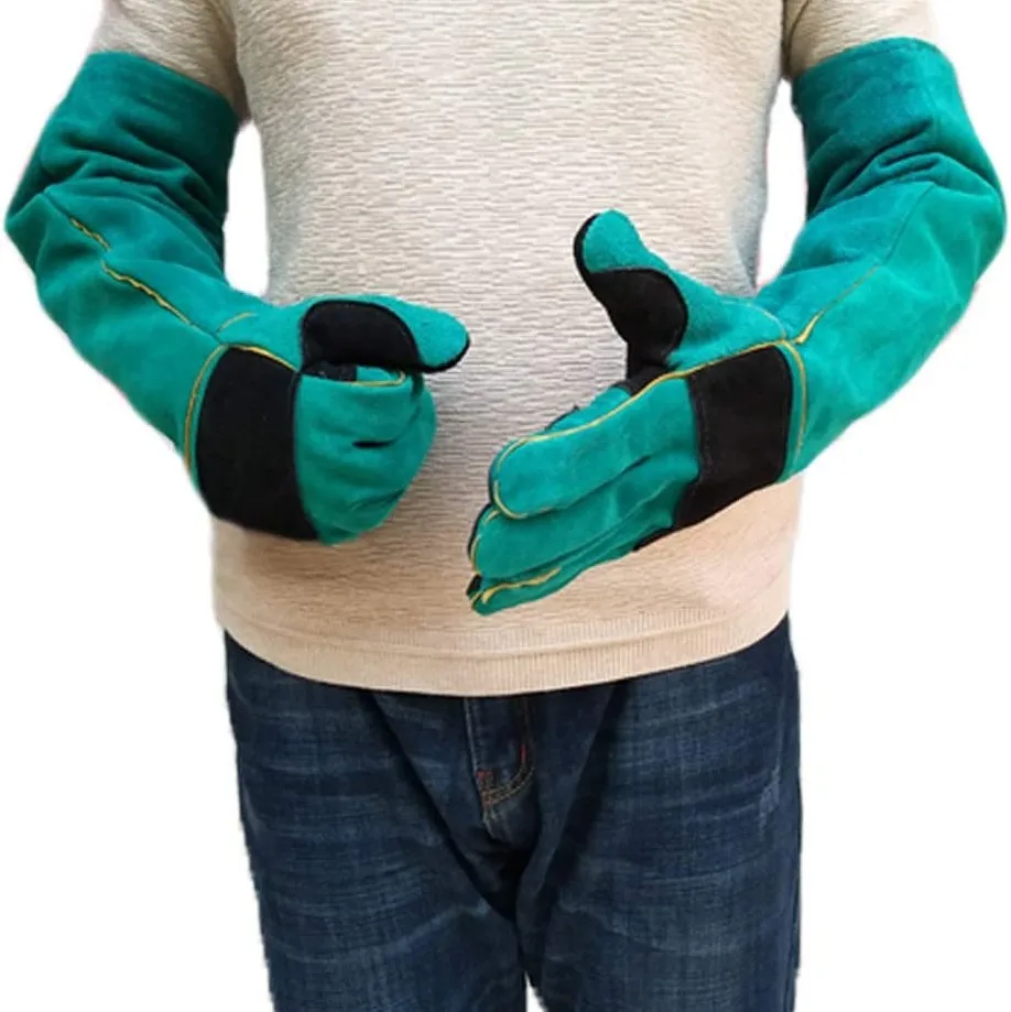 Swelder Animal Handling Anti-bite/Scratch Gloves for Dog Cat Bird Parrot Pet