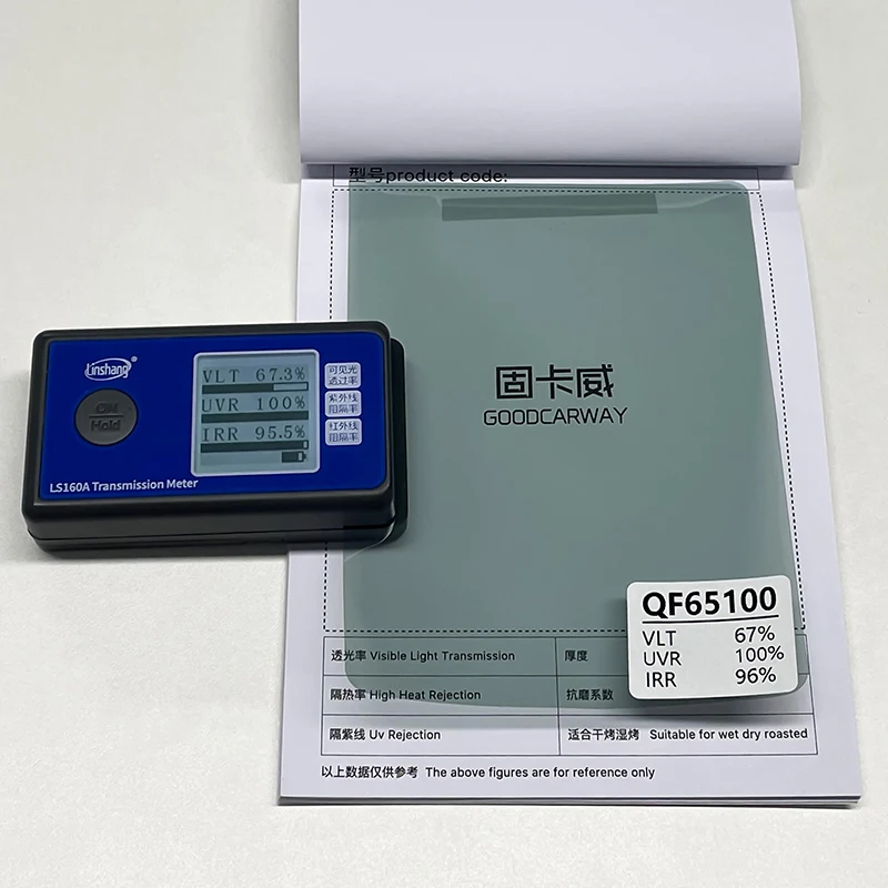 IRR 99% UVR 100% QF65100 Взрывозащищенная антинагревательная нано-керамическая Тонировочная пленка для окон автомобиля