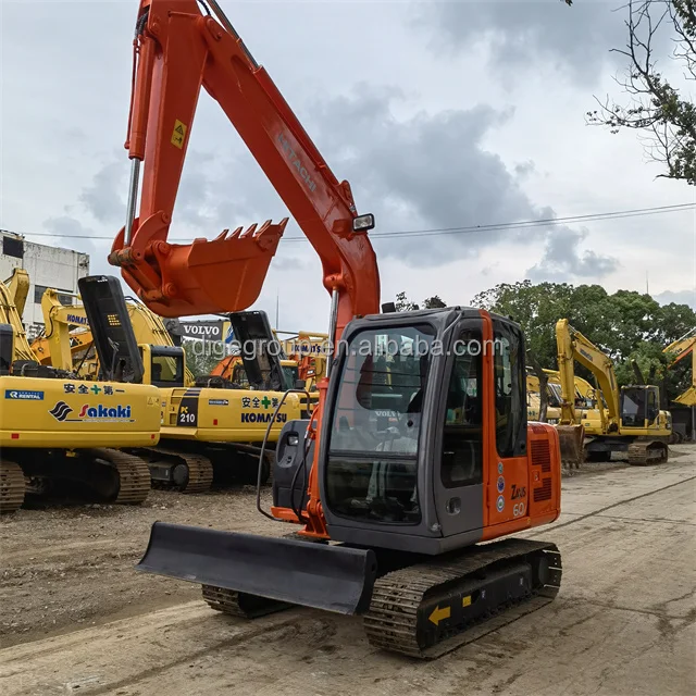 The latest performance mini Hydraulic track used Hitachi ZX60 excavator 6 ton Japan used excavator