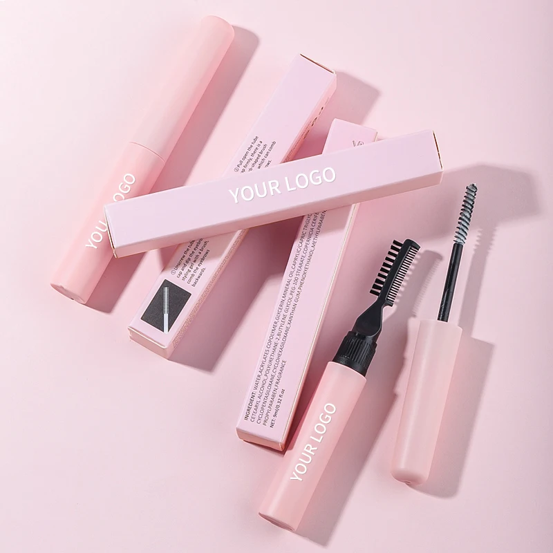 Vegan Eye Brow Styling Sculpt Lamination Gel Pen With Brush Private Label Setting Freeze Clear Eyebrow Gel