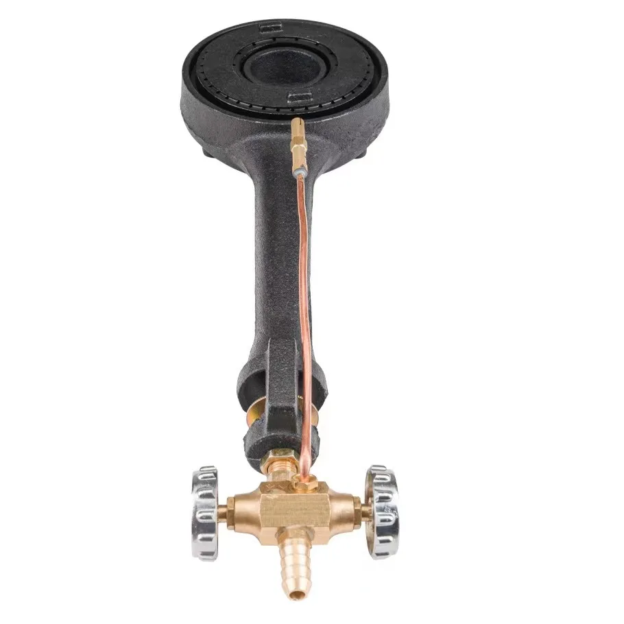 YIUAN low price high pressure gas stove burner parts industrial cast iron single burner wok stove in cooking