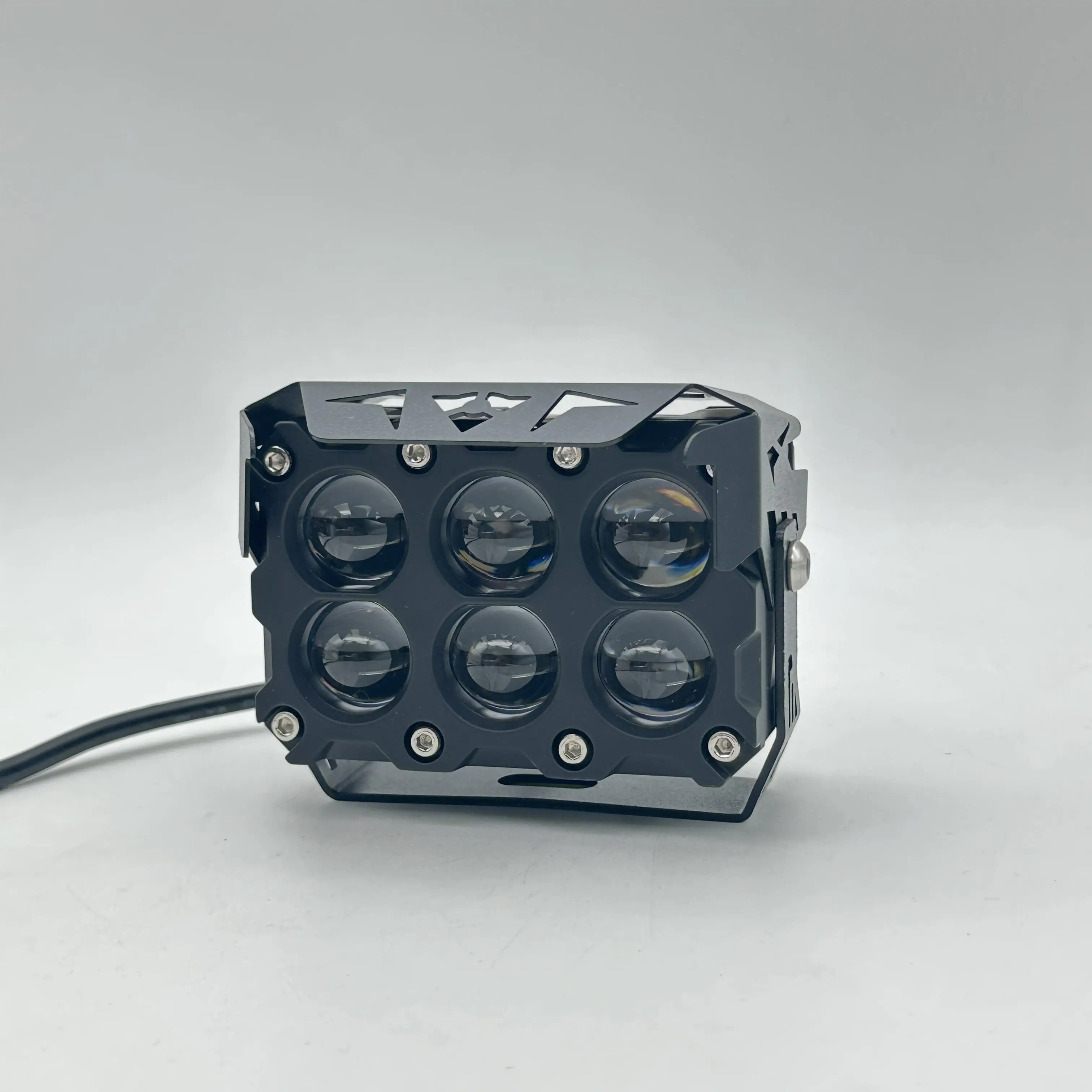 NEWWIND светодиодная фара для мотоцикла, 6 высокоярких бусин, аксессуары для системы дальнего и ближнего света, горячая Распродажа, двойные цвета