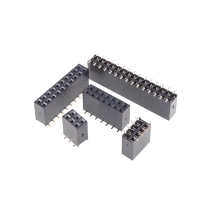 2.54mm PCB Female Header Dual Row Pin Header SMD /SMT 2*2 to 2*40Pin