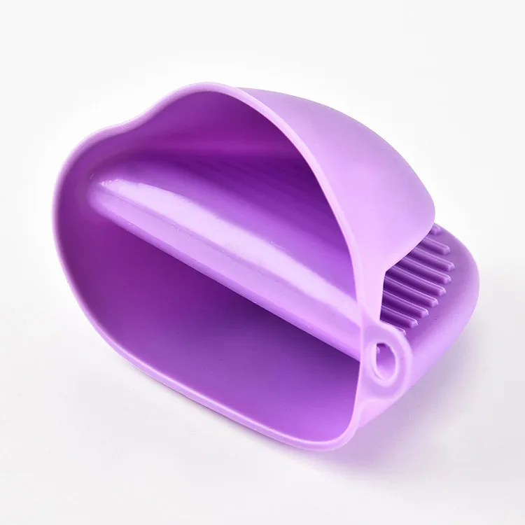 Best Selling Colorful Finger Hand Clip Heat Insulation Oven Mitt Hand Clip Baking  ToolsSilicone Anti-scalding