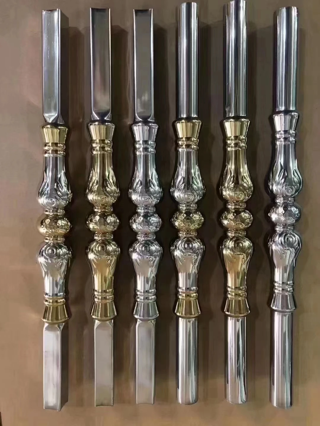 Balcony accessories new style stainless steel railing post grill design