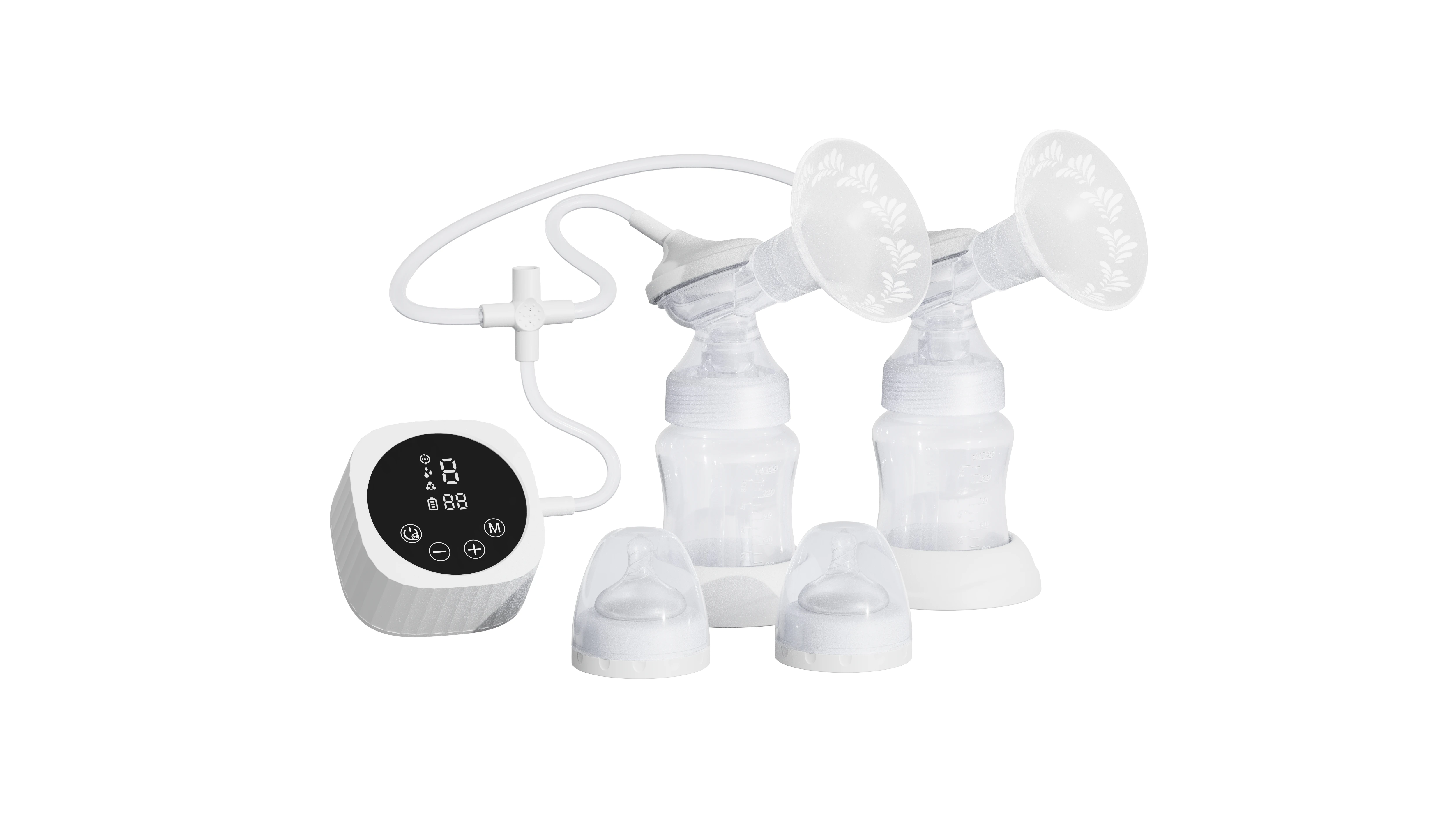Double Sides Electric Breast Pump Intelligent Carebao BPA Free Silicone Electric Drive Combination of Equipment Packaging