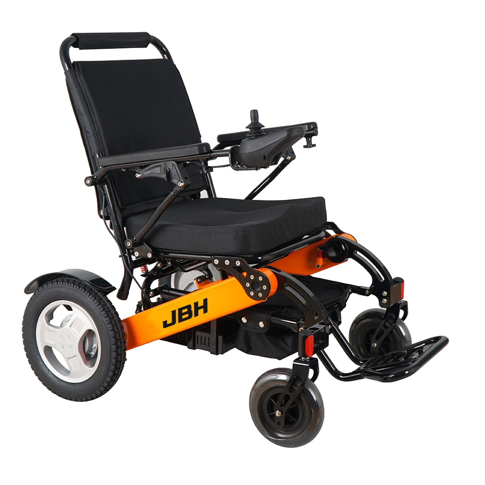 Intelligent electromagnetic brake all terrain heavy electric wheelchair for disabled people