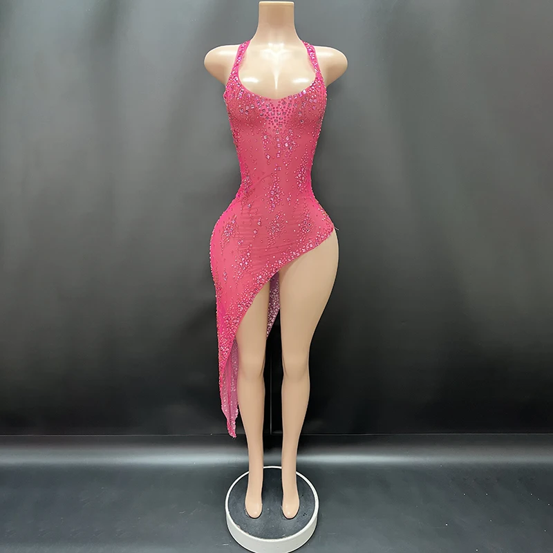 Novance Y3691-G Dropshipping Vendors For Clothing V-Neck Cocktail Dress With Slit Going Out Clothes Women Sexy Club For Party