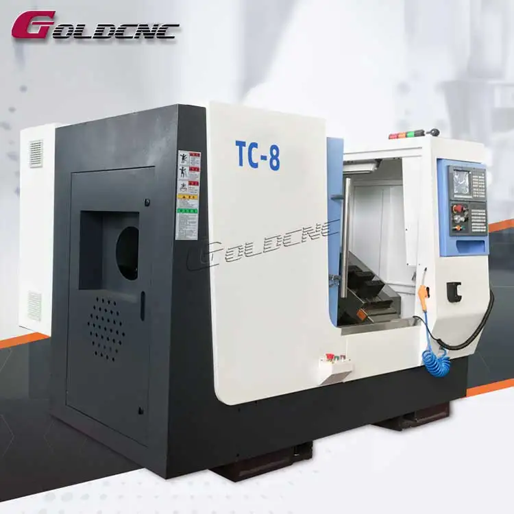 [NEW 2023]Professional manufacture cnc turning center TC-8L  slant bed cnc lathe milling machine metal lathe machine