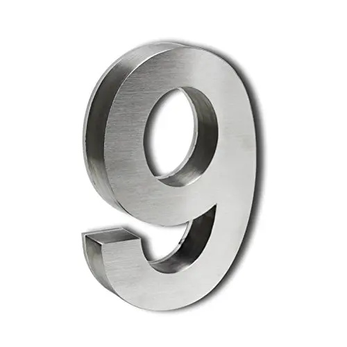 Advertising Letter Signs Brushed Metal Letters And Numbers