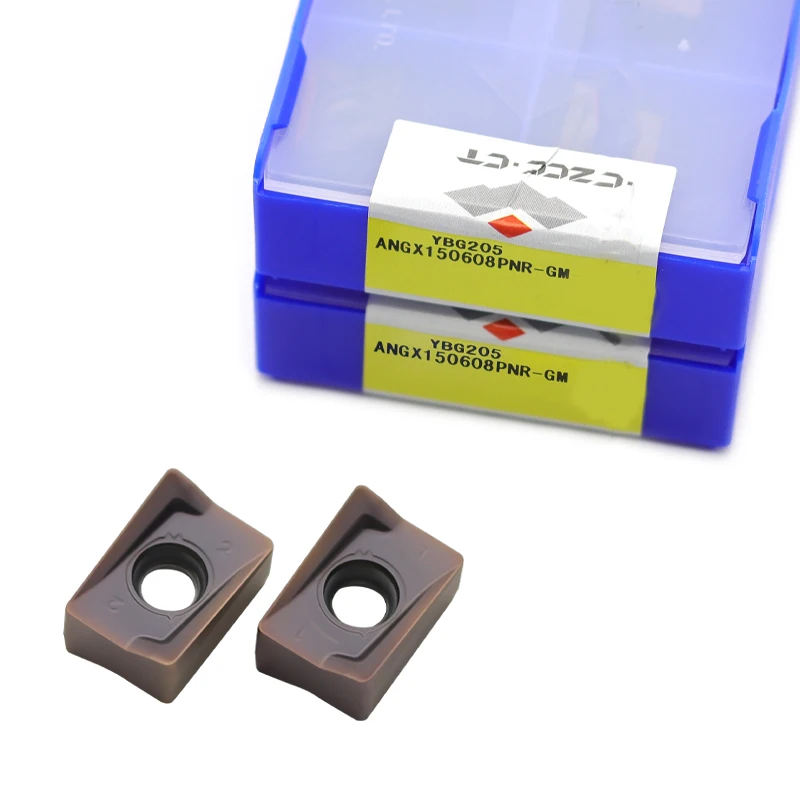 indexable turning inserts lathe turning tool cemented Carbide Inserts ANGX150608PNR-GM face milling cutters for steel