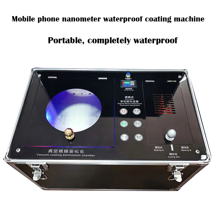 Street Stall Fully Automatic Multifunctional Waterproof Mobile Phone Screen Nano Coating Machine With Voice Broadcast