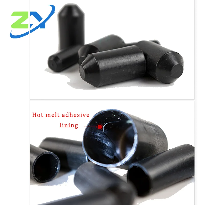 Высокоэффективные термоусадочные Кабельные заглушки, дешевые и одноразовые термоусадочные заглушки для проводов