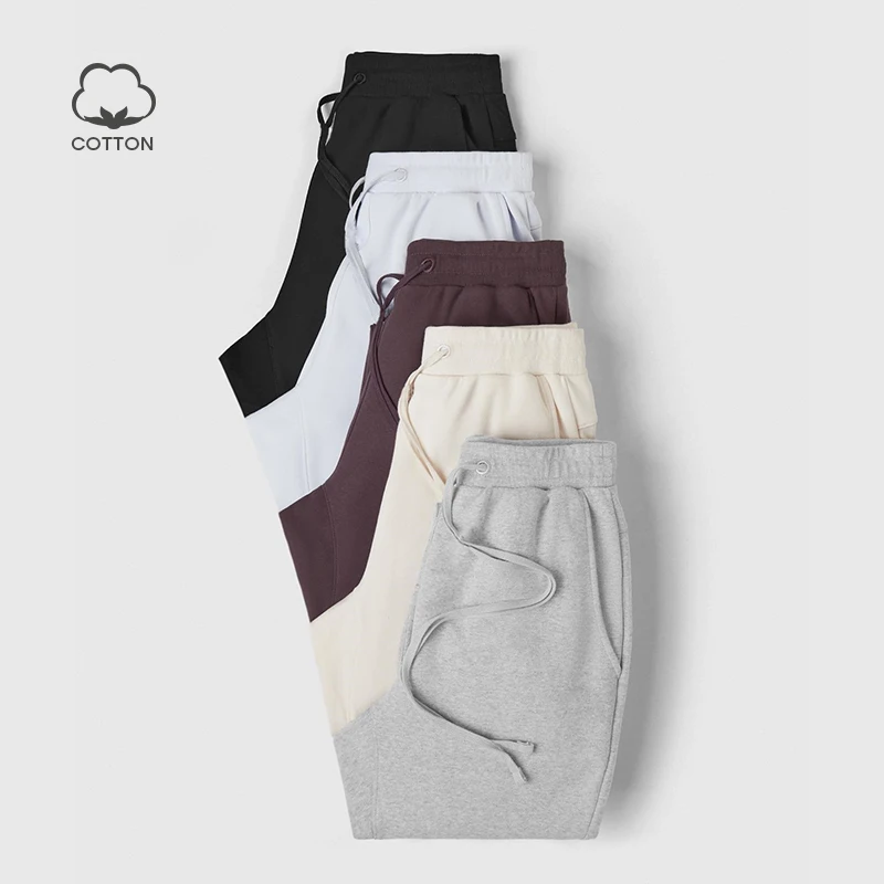 Custom Men Screen Logo Thick Sportswear Sweat Pants Mens Vintage Loose Workout Joggers Cargo Pants Unisex Sweatpants