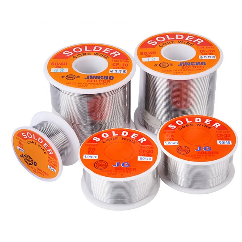 Tin Soldering Wire Rosin activated Core Solder Wire  60/40  0.3mm 0.8mm 1.0mm 1.2mm 1.5mm 2mm tin wire 30g 100g 250g 500g 800g