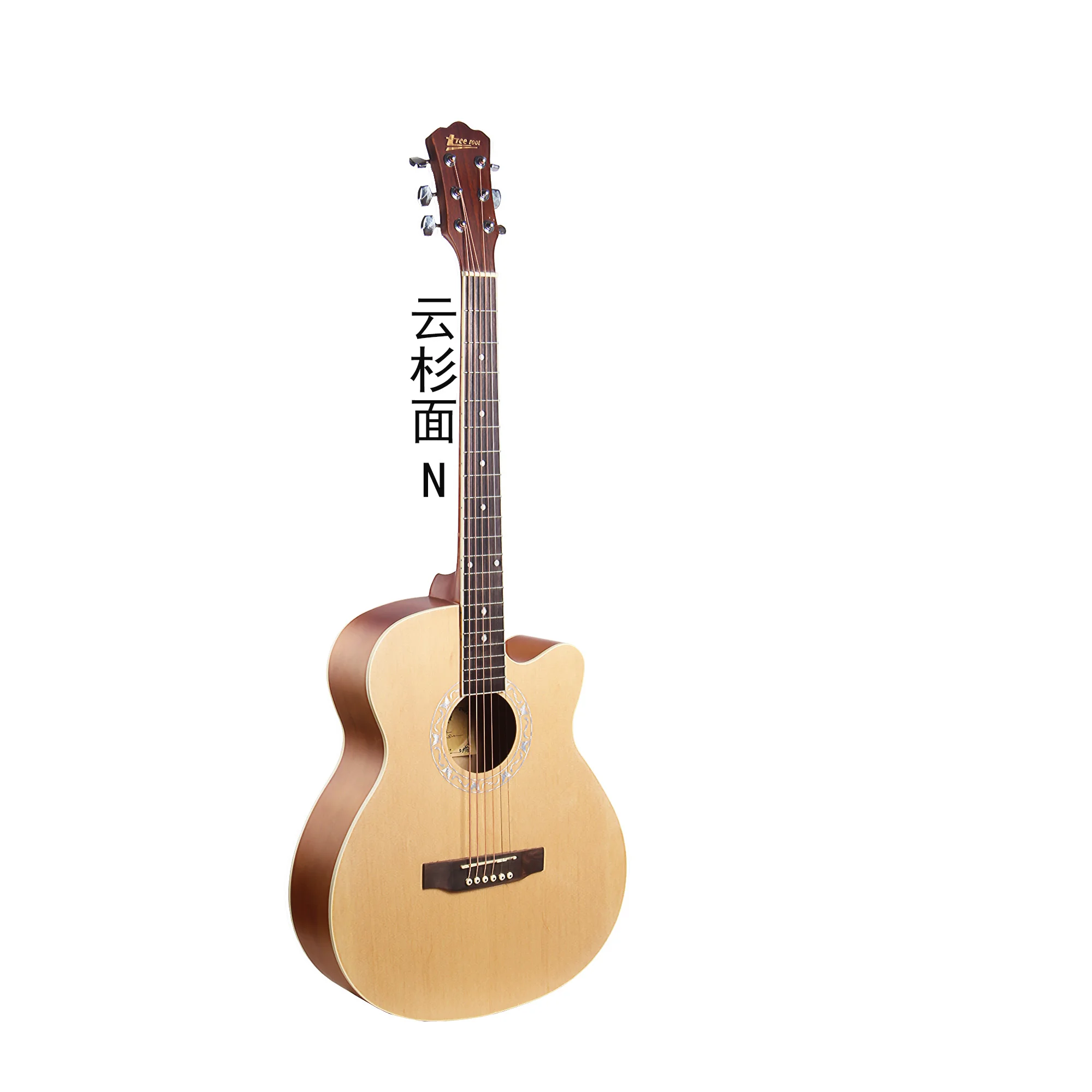Professional Custom Matte High Quality Cheap Retro Classic Beginner Electric Acoustic Guitar 38 39 40 41 Inch With Basswood Body