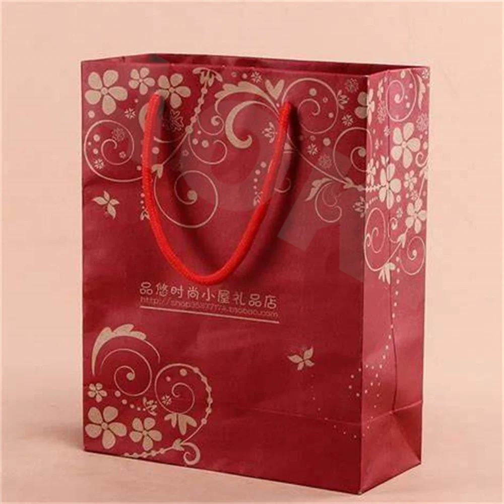 Custom Clothing Retail Luxury paper Bag Shopping Packaging Paper Bags with your own logo