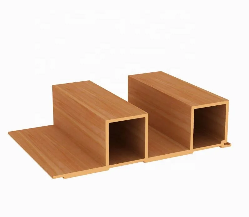 Wood grain customized design Moistureproof pvc Wood Plastic Composite wpc Ceiling