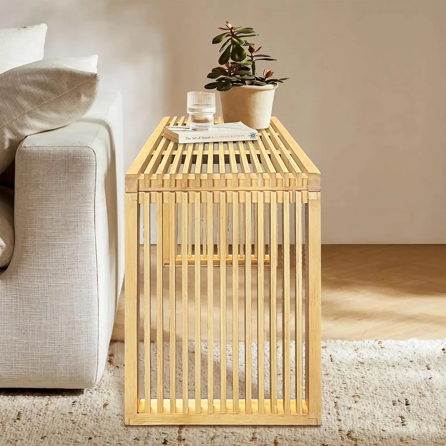 Wholesale Living Room Furniture Indoor Outdoor Bamboo Entryway Shoe Rack Bench Wooden Benches for Living Room Hallway Bedroom