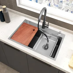 LANDOO Fregaderos De Cocina Kitchen Undermount Bowl Basin 304 Stainless Steel Kitchen Sink