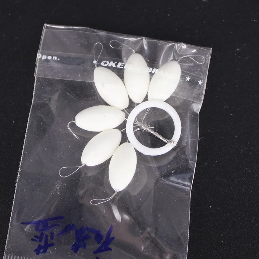 Popular eps beads fishing foam floats fishing stops with rubber stoppers