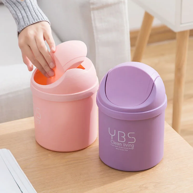 Waste Bin Plastic Office Trash Bin Trash Cans Dustbin With Paper