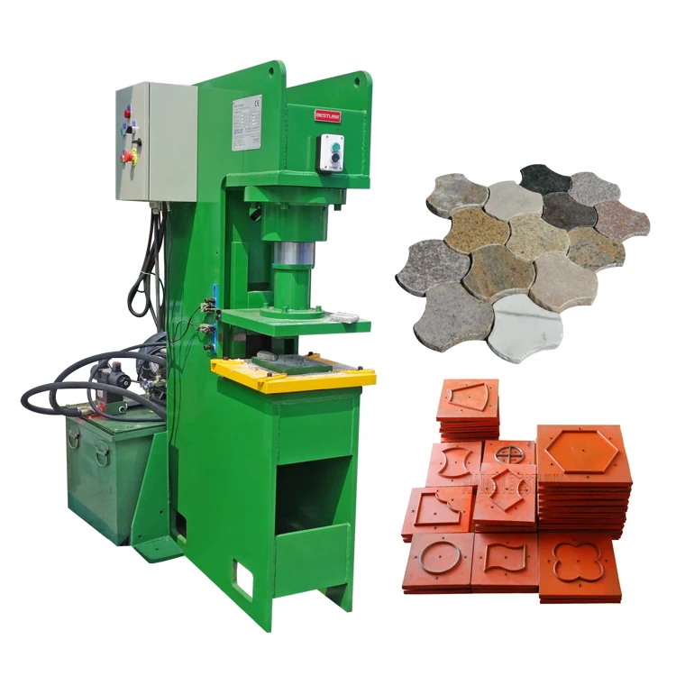 Natural Paving Stone Making Stamping Pierre Machine