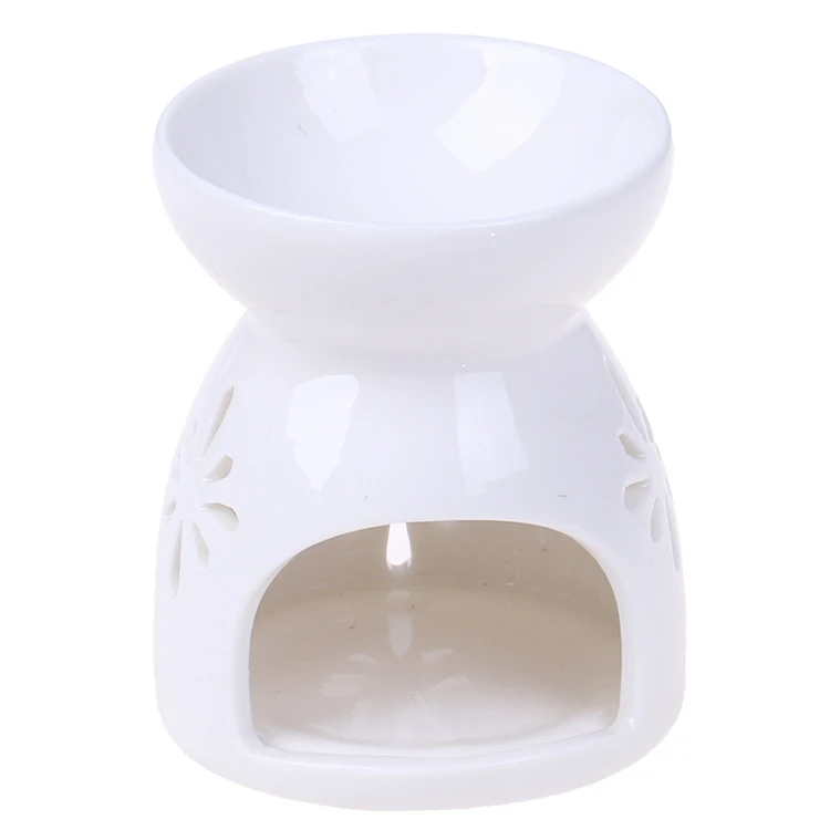 Tealight Candle Wax Melt Warmer Spa Aroma Ceramic Oil Burner Porcelain Essential Oil Burners