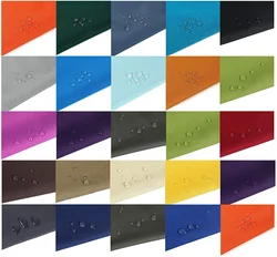 40 Denier Ripstop Oxford Fabric Waterproof Polyester Canvas Fabric with PU coating Lining