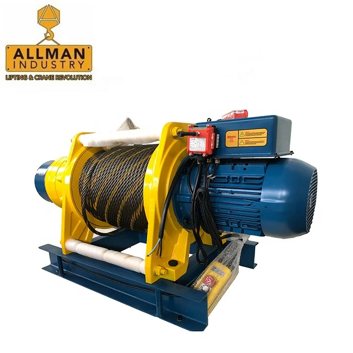Portable Winch 220V Electric Winch 2200Kg Cable Pulling Winch