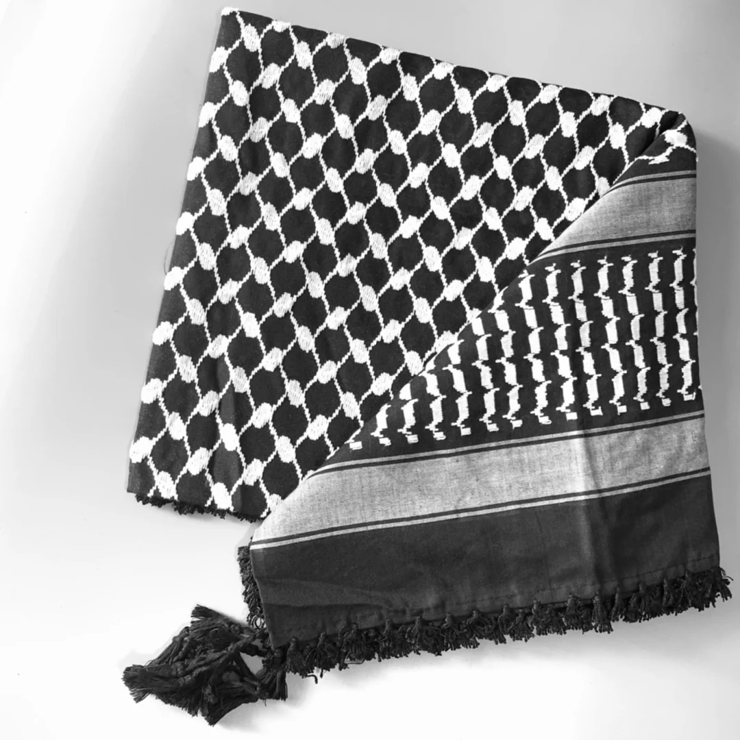 Арабский красочный квадратный шарф Kafiya Keffiyeh ближневосточный с веревкой Aqel мусульманский Shemagh