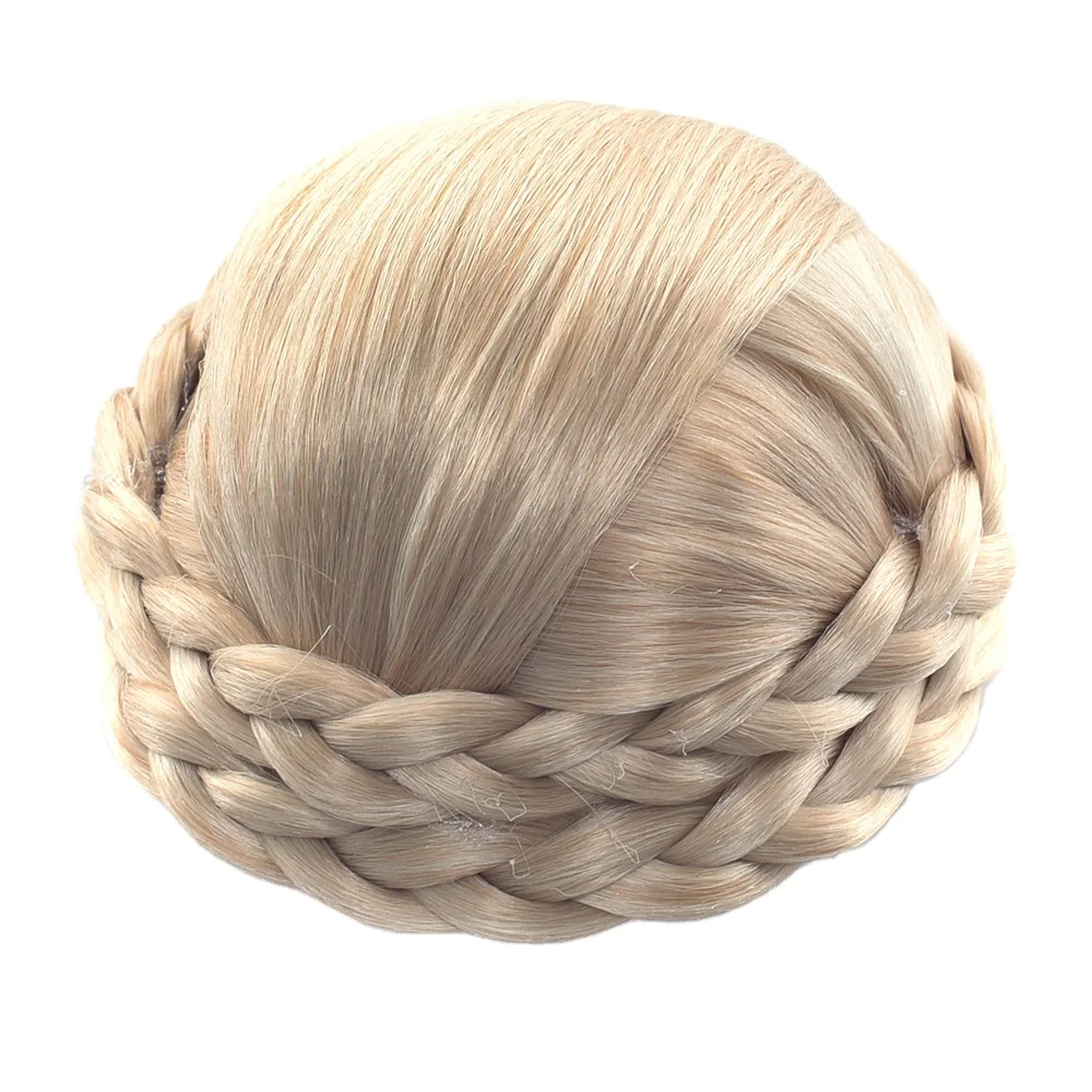 Higher Quality Cheaper Price Synthetic Heat Resistant Clip in Hair Bun
