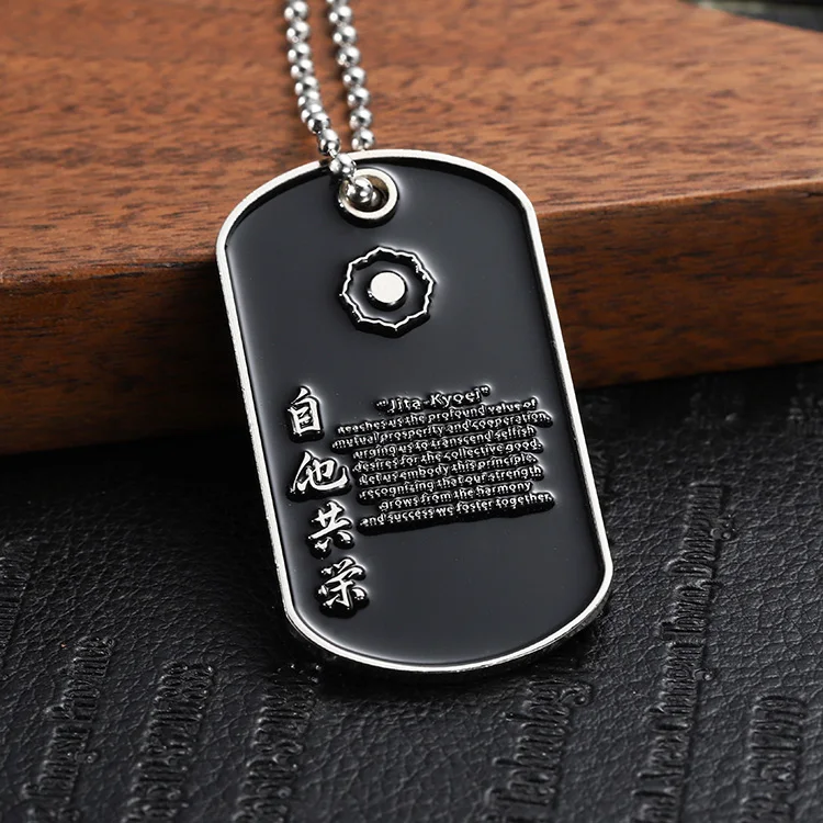 Manufactures Custom Dog Tag Gold Silver Plated Enamel Dog Tag Black Zinc Alloy Metal 2d 3D Logo Letter Dog Tag Necklace