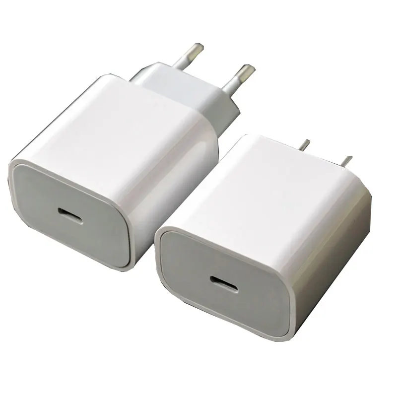 HUNDA CE FCC Certified Fast PD 20W USB Wall Cube Charger for Apple iPhone 12 13 14 pro max Adapter Type C Charger 20W