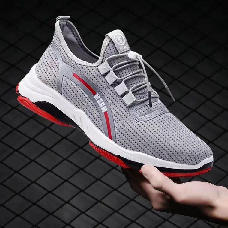 new model cheap school student comfortable mesh men casual sports shoes for boys