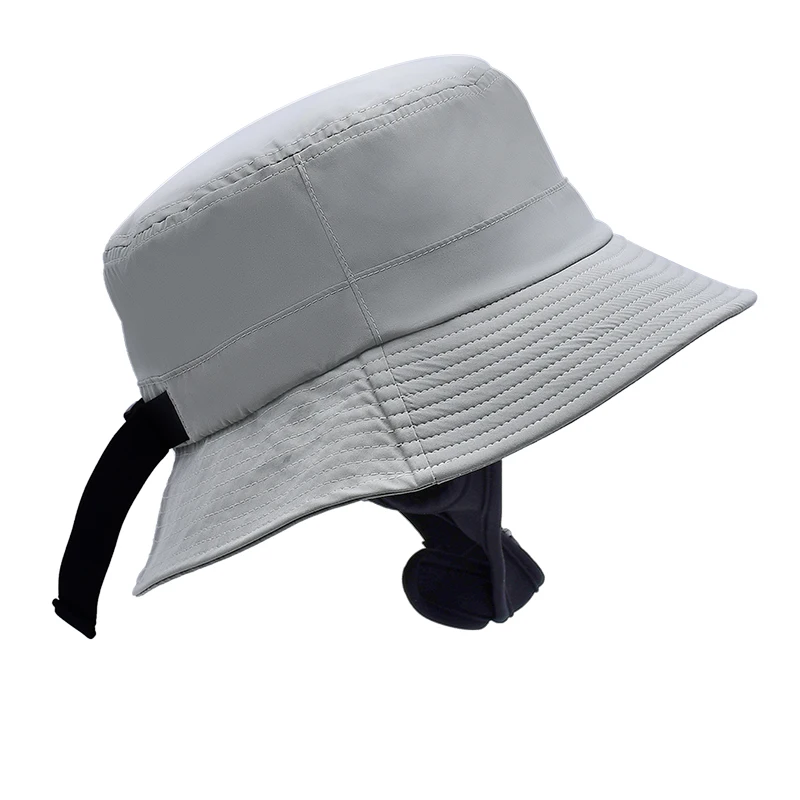 Custom Waterproof Fishing Surf Hat Bucket Upf 50 Nylon Surfing Cap With Logo
