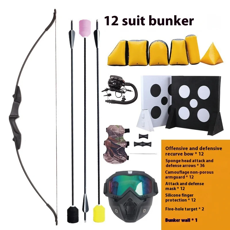 Factory price Archery Supplies Inflatable Paintball Inflatable Archery Recurve Bow Paintball Equipment