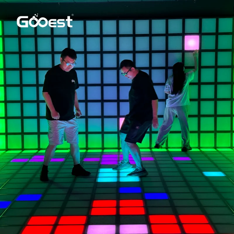 Most funny Led floor games interactive floor for activate sport center