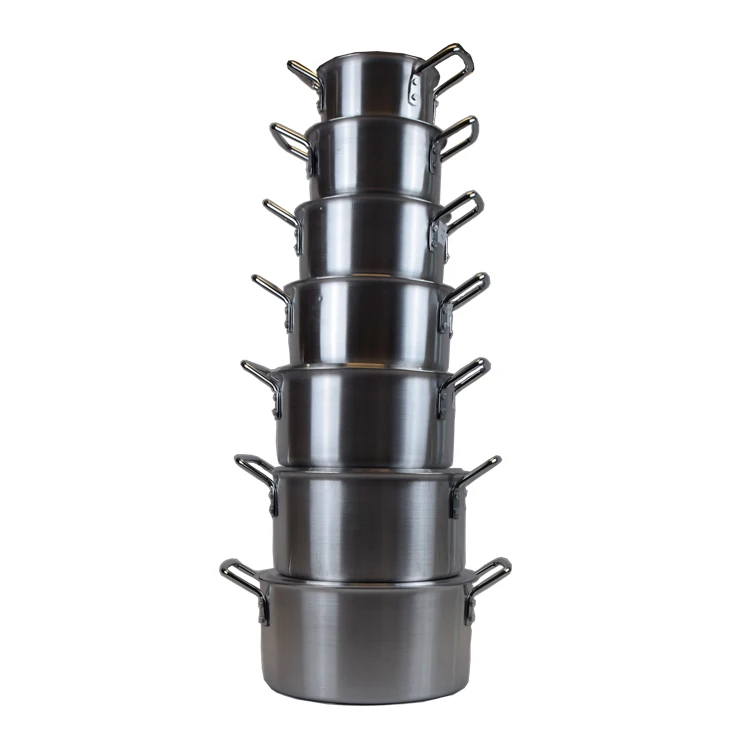 Aluminum Cauldron 14-26 cm Dia Pots Home cooking Pot