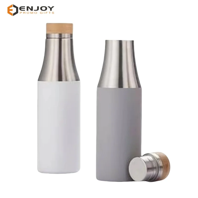 Wholesale hot bamboo cover 304 stainless steel large capacity water cup