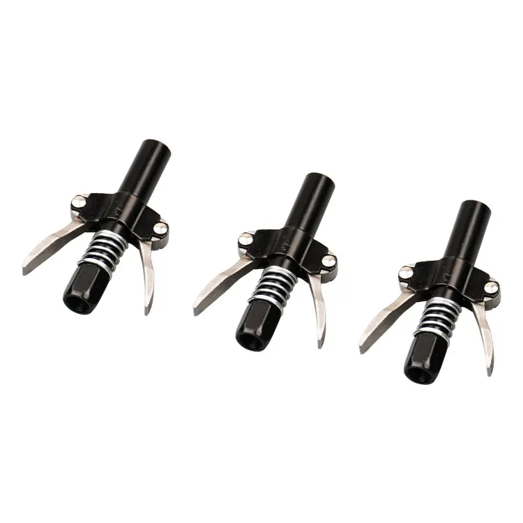 Factory outlet 12000 PSI Grease Gun Coupler Nozzle Oiling Double Handle