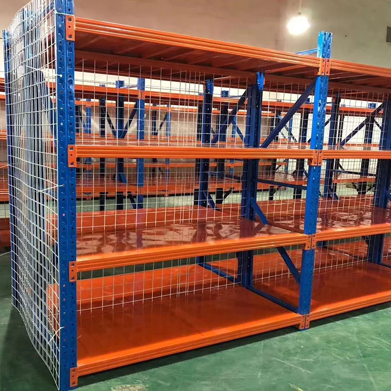 Prefab warehouse light duty shelf long span storage rack