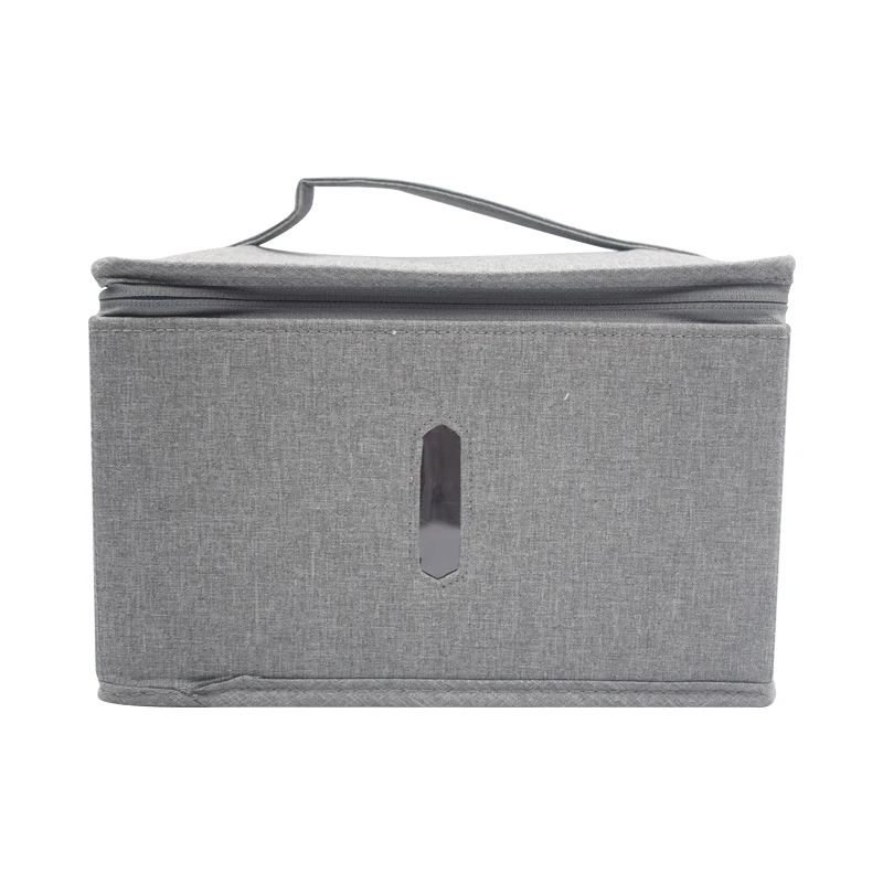 Sterilization Baby Fabric Portable Uvc Led Light Box Black Fashion Attractive Design Hot Sale Foldable Uv Sterilizer Bag