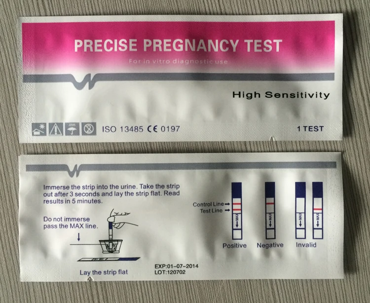 
HCG colloidal gold rapid test strip pregnancy LH Ovulation home test 